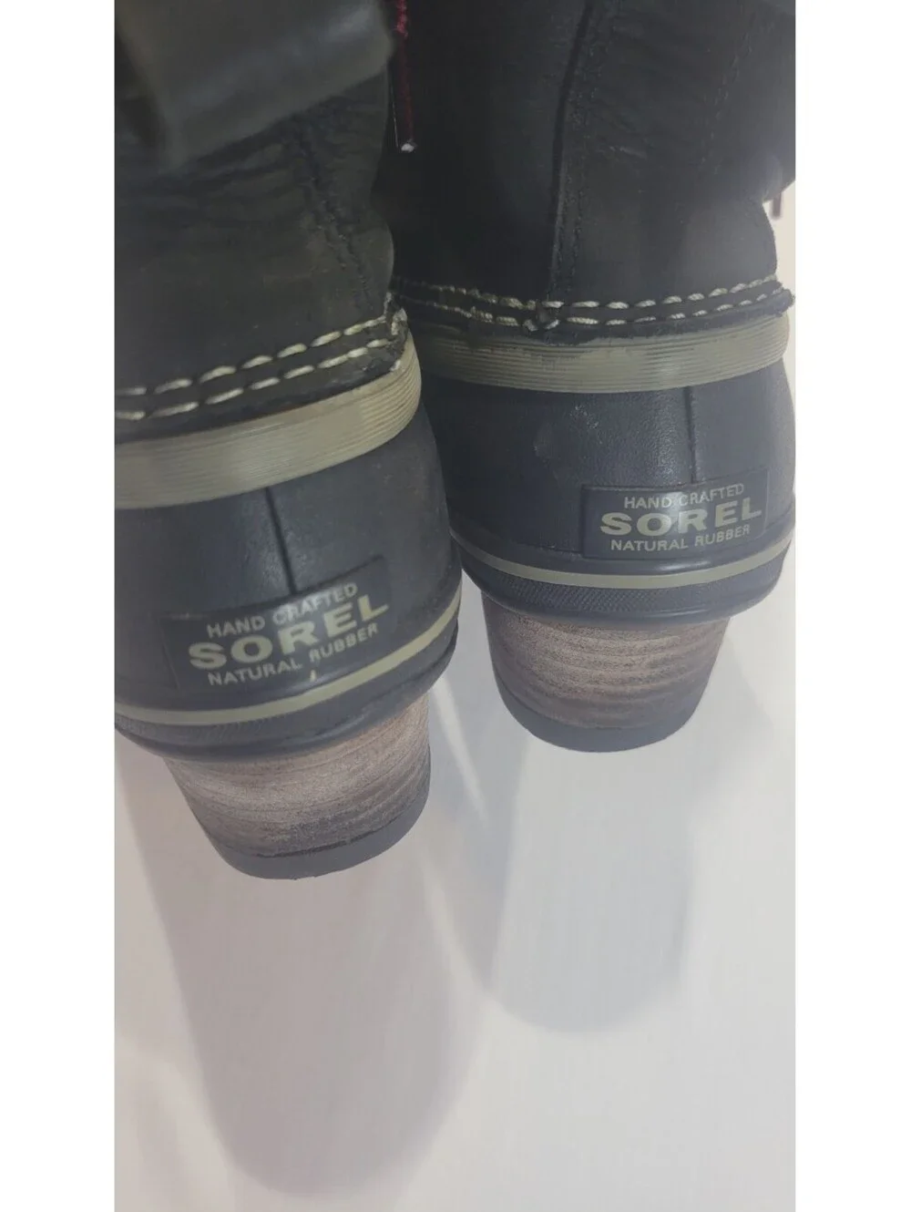 Sorel Women's Winter Lace-Up Boots Size 11 Black Natural Rubber Waterproof